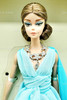 Blue Chiffon Ball Gown Barbie Silkstone Doll BFMC Gold Label 2016 Mattel DYX74