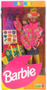 Barbie Naf Naf Travel Doll With Stickers Mattel 1993 #10997