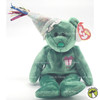 Ty Beanie Baby Birthday Bear May Plush with Party Hat New with Tags