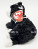 Ty Beanie Baby Booties the Black & White Cat 6 inch Plush 2002 New with Tags