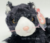 Ty Beanie Baby Booties the Black & White Cat 6 inch Plush 2002 New with Tags