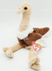 Ty Beanie Baby Stretch the Ostrich Plush Toy 1997 New with Tags