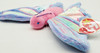 Ty Beanie Baby Flitter the Butterfly Plush Toy 1999 New with Tags Purple & Pink
