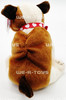 Ty Beanie Baby Huggins the Pitbull Dog 7 inch Plush 2003 New with Tags