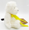 Boyds Bears White Sparkle Bear With Yellow Ribbon Enesco 2005 With Tags