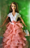 Birthday Wishes Barbie Doll Peach Chiffon Silver Label 2004 Mattel G8059