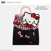 Danielle Nicole Hello Kitty Bow Design Black Purse Mini Backpack