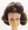 Barbies Cousin Midge Brunette Doll Blue Eyes Straight Legs Vintage Mattel 1960s