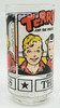 Terry and the Pirates 5.5" Glass 1976 The Sunday Funnies Comic Collector Series