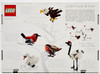 LEGO Hub Birds Exclusive 487 Piece Building Set 4002014
