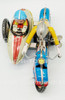 Clockwork Motorcycle with Sidecar Wind Up Tin Toy by Clockwork MS 709 Collectable Item