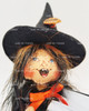 Annalee Witch Kid On Pumpkin 6" Doll No. 201007