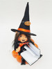 Annalee Witch Kid On Pumpkin 6" Doll No. 201007