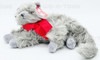 Ty Beanie Baby Beani the Gray Longhaired 7" Cat Plush 2000 New With Tags