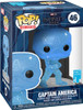 Funko Pop Art Series 46 Marvel Infinity Saga Captain America Bobblehead Figure