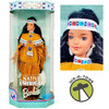 Native American Barbie Doll 4th Edition Dolls of the World 1997 Mattel 18558
