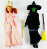 The Wizard of Oz Lot of 7 Emerald City Playset and 6 Dolls MEGO 1974 USED