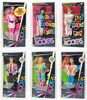 Barbie and The Rockers Lot of 6 Dolls Mattel Dana Diva Derek Ken and Barbie USED