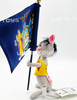 Annalee Mobilitee Dolls State Quarter Mouse NY 7" Wired Doll No 380901