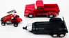 Eastwood Automobilia Red Truck W/ Trailer and Race Car Set Road Champs 1995 NEW