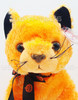 TY Beanie Buddies Scared-e Orange Halloween Cat 10" Plush 2002 NEW