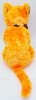 TY Beanie Buddies Scared-e Orange Halloween Cat 10" Plush 2002 NEW