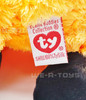TY Beanie Buddies Scared-e Orange Halloween Cat 10" Plush 2002 NEW