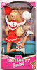 University Barbie North Carolina State Cheerleader Doll 1996 Mattel 17194