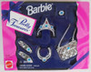 Barbie Pretty Treasures Silver Jewelry Set 1995 Mattel 13574-0910G1