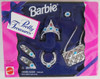 Barbie Pretty Treasures Silver Jewelry Set 1995 Mattel 13574-0910G1
