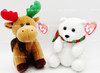 Beanie Babies Ty Beanie Baby Lot of 2 Holiday Harold and Snowdrop New With Tags 2011
