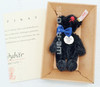 Steiff Club 2000 Black Teddy Bear 7 cm Loyalty Gift with Certificate D-89537