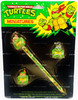 Teenage Mutant Ninja Turtles Pencil With 3 Miniature Pencil Toppers 1990 NRFP