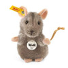 Steiff Original Piff Brown Grey Mouse 4" Plush With Tags No. 056222 NEW