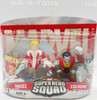 Marvel Super Hero Squad Angel and Colossus Miniature Figures Hasbro 2006 NEW