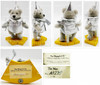 The Wizard of Oz Official Teddy Bear Collection Lot of 6 Franklin Heirloom 2000