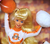 University Barbie Oklahoma State Cheerleader Doll 1997 Mattel 17752