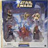 Star Wars Attack of the Clones Jedi Warriors Action Figure Set 2003 Hasbro 26720