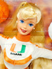 University Barbie Miami Cheerleader Doll 1996 Mattel 17794