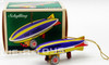 Schylling Graf Zeppelin Tin Toy Ornament With Box Purple and Yellow 1995 USED