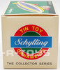 Schylling Graf Zeppelin Tin Toy Ornament With Box Purple and Yellow 1995 USED