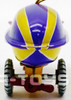 Schylling Graf Zeppelin Tin Toy Ornament With Box Purple & Yellow 1995 USED