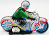 Schylling Motorcycle Racer Wind-Up Tin Toy Collector Series