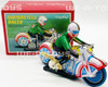 Schylling Motorcycle Racer Wind-Up Tin Toy Collector Series