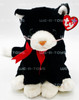 Beanie Babies Ty Beanie Buddy Zip the Cat Plush Toy Red Bow 1999 With Tag NEW