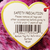 Ty Beanie Buddy Purple 2000 Signature Bear 14" Plush Toy With Tag NEW