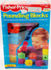 Fisher-Price Pounding Blocks W/ Hammer Toy Set 1990 NEW