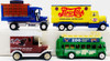 Golden Wheels Gold Wheels Collection of 4 Replica Die-Cast Metal Vehicles Set 1 USED