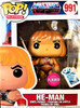 MOTU Funko POP TV Masters of the Universe 991 He-Man Flocked Exclusive Vinyl Figure
