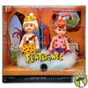 Barbie The Flintstones Kelly & Tommy as Pebbles and Bamm Bamm Dolls Silver Label